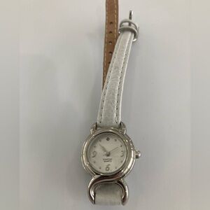 Genuine Leather Strap Stainless Steele Back Watch